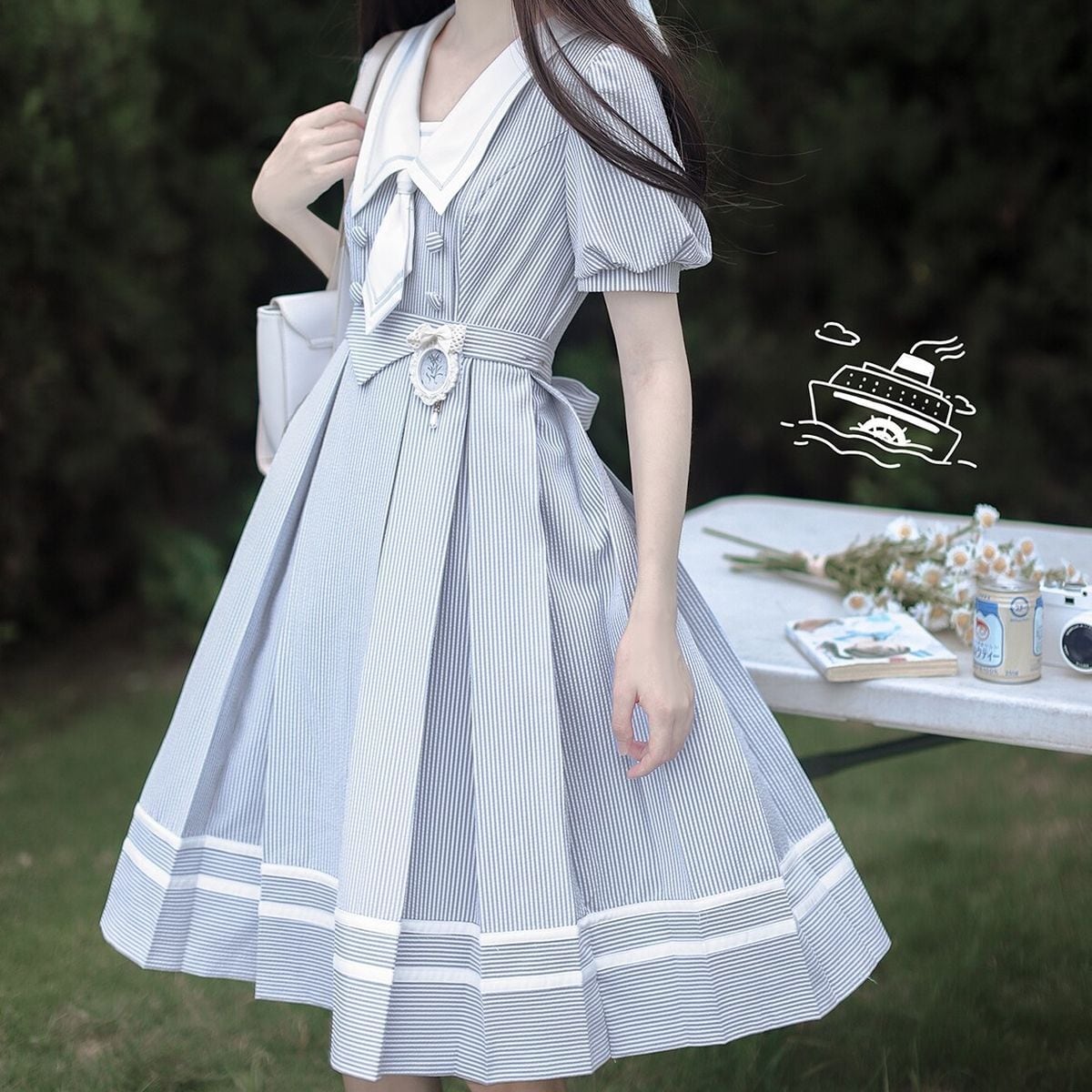 Striped Sailor Dress – maidensreve.en
