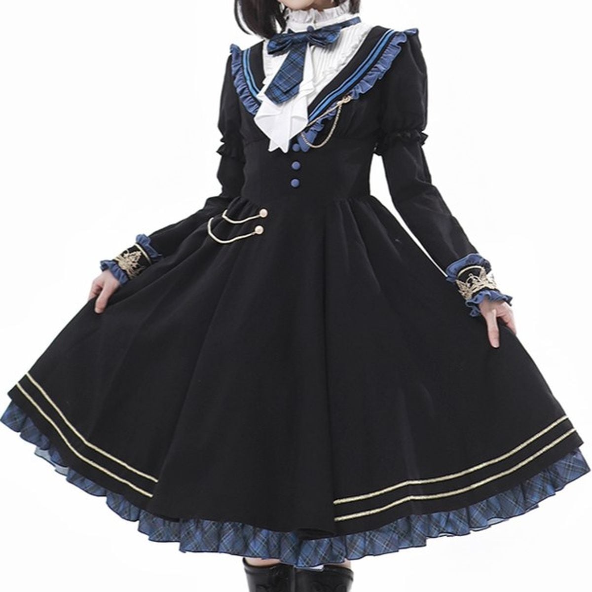Classical Academy Cape Dress Set