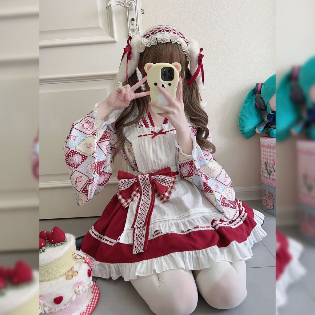 Japanese Style Frill Maid Outfit
