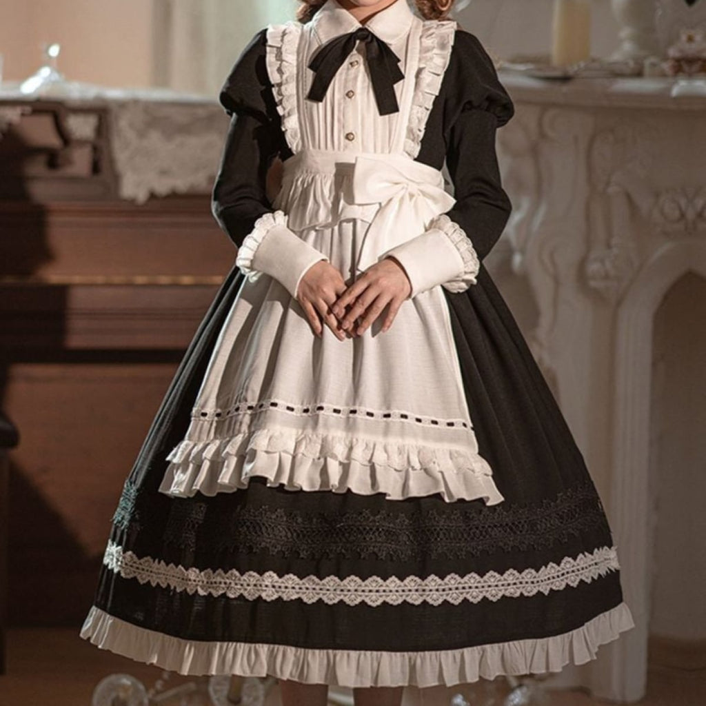 Victorian-Style Long Maid Outfit