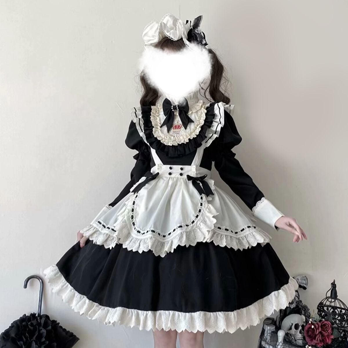 Frilled Victorian Cloud Maid Dress