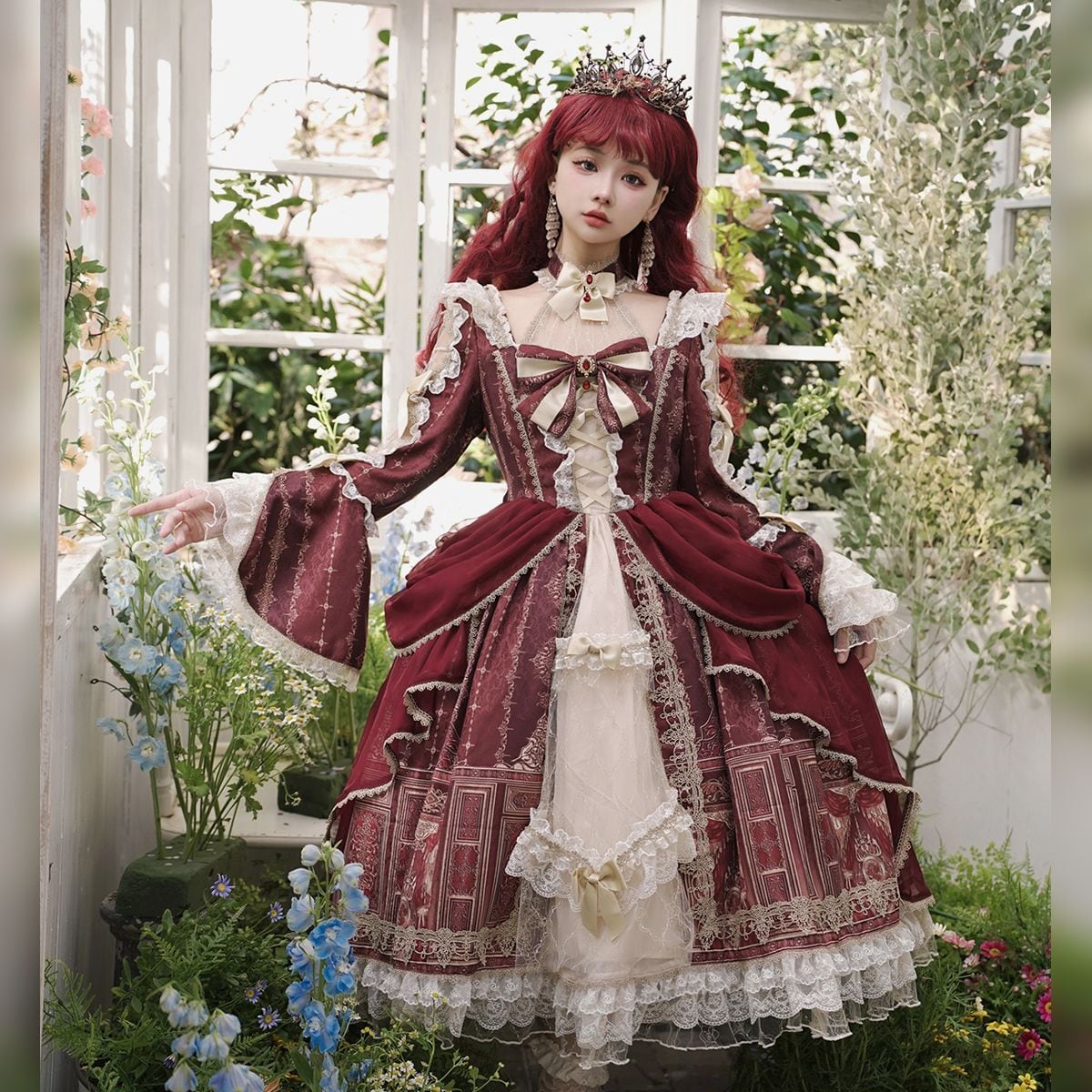 Elegant Baroque Inspired Dress