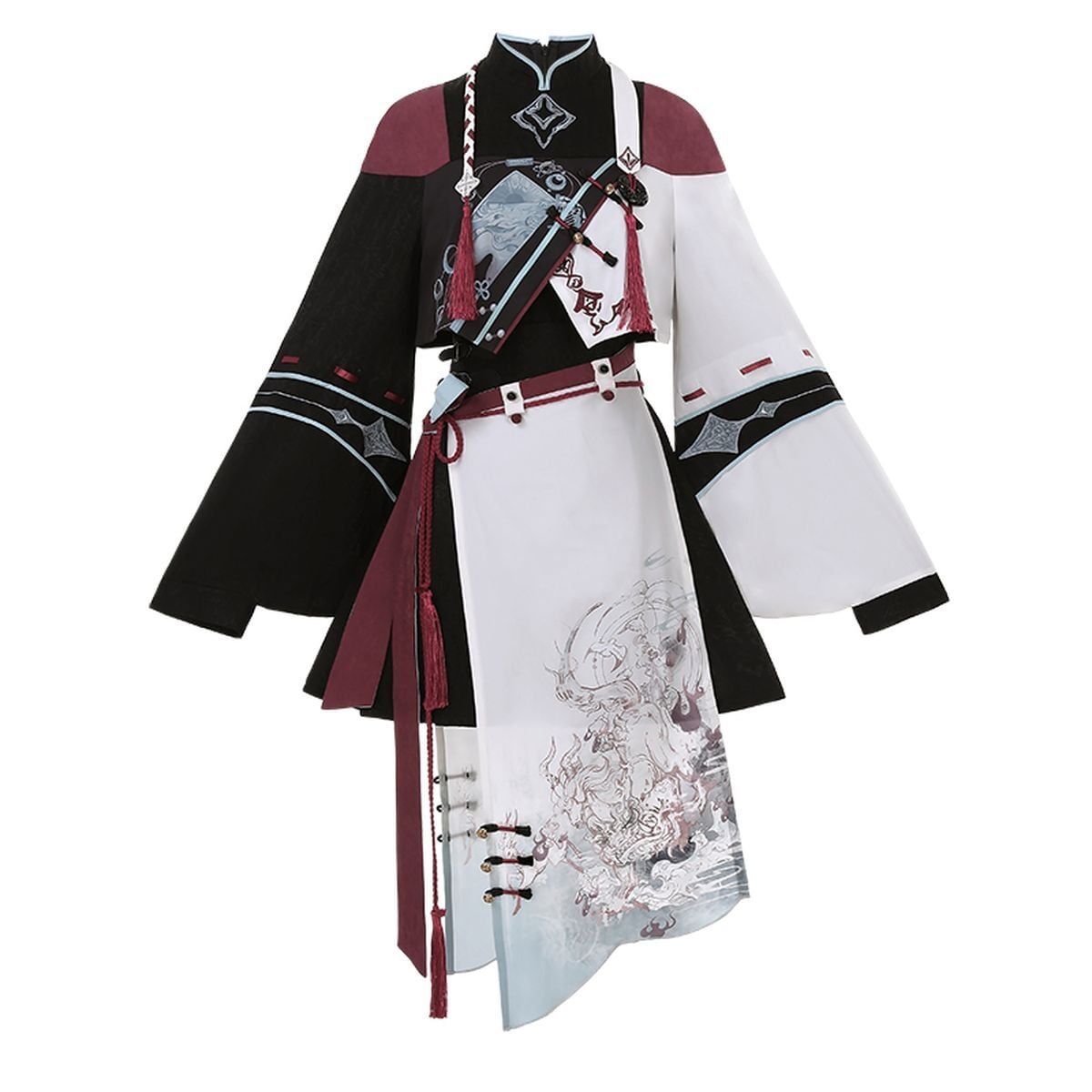 Stylish Asymmetrical Oriental Lolita Set
