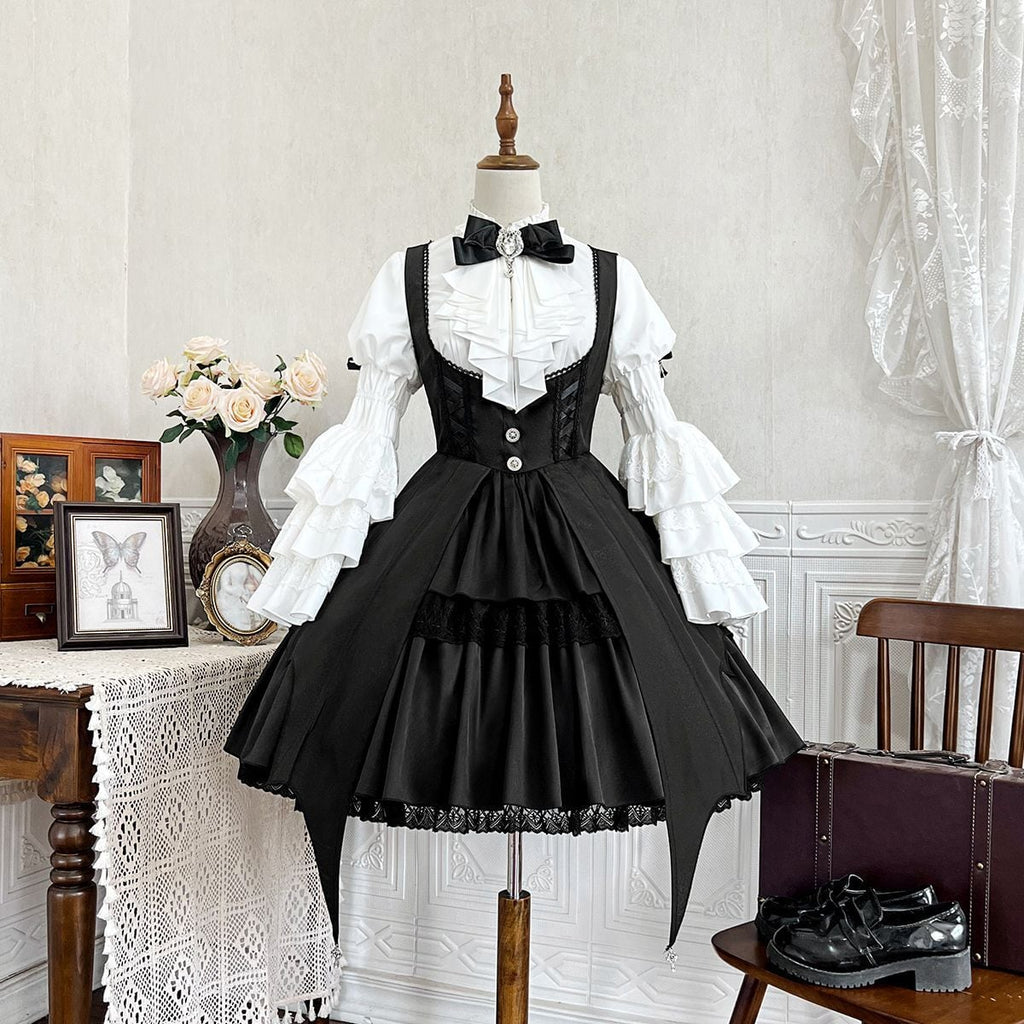 Gothic Frill Set with Princess Sleeves