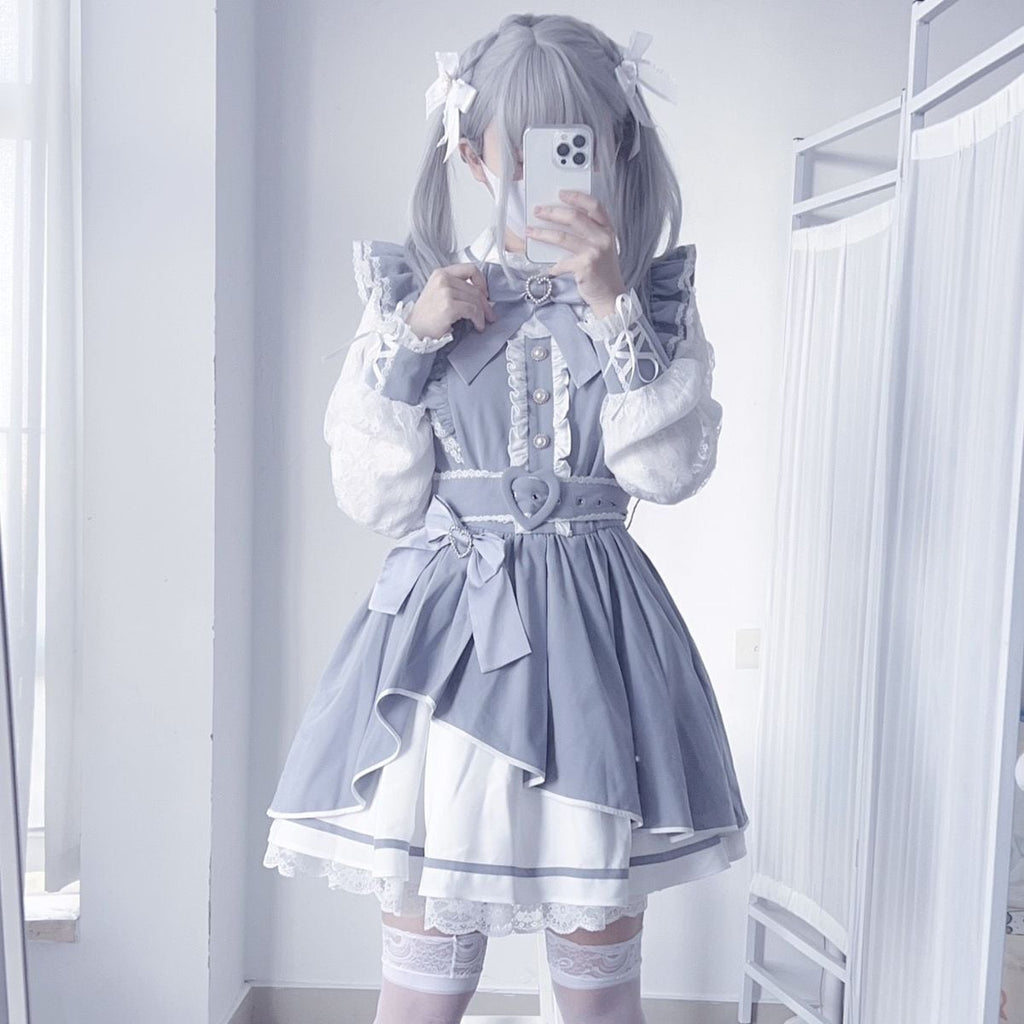 Asymmetrical Angel x Jirai-kei Dress