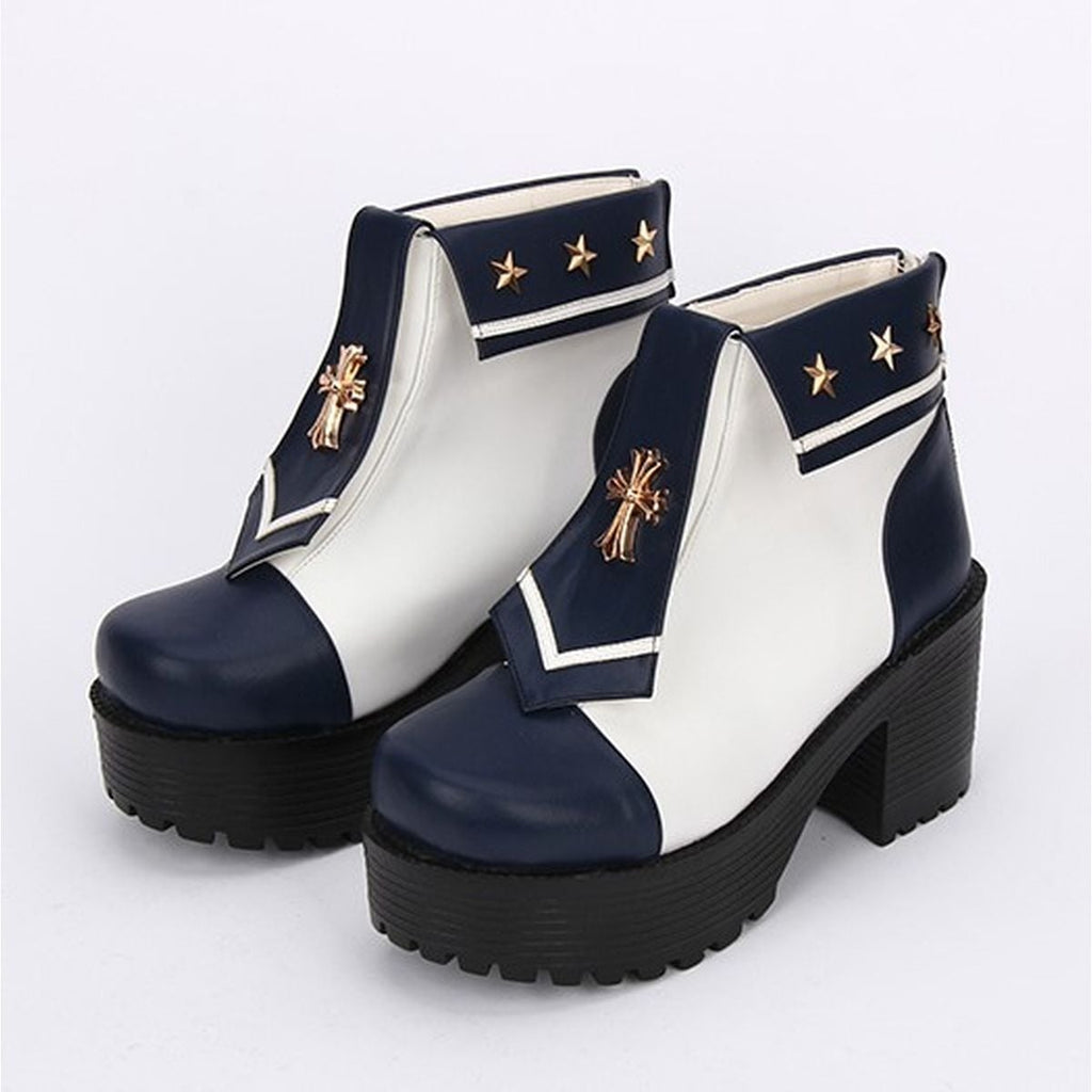 Military Style Lolita Ankle Boots