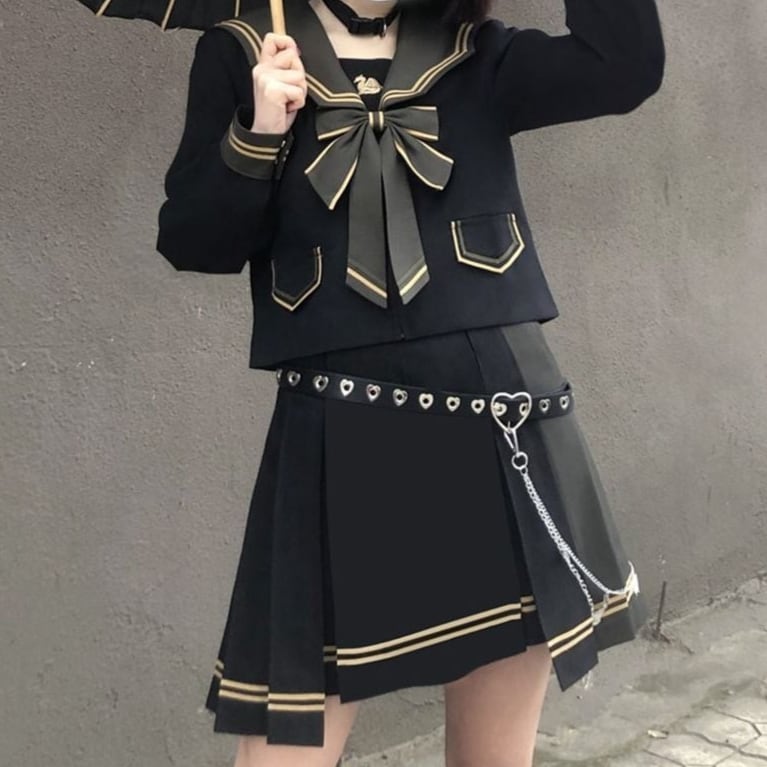 Double-Layered Sailor School Outfit