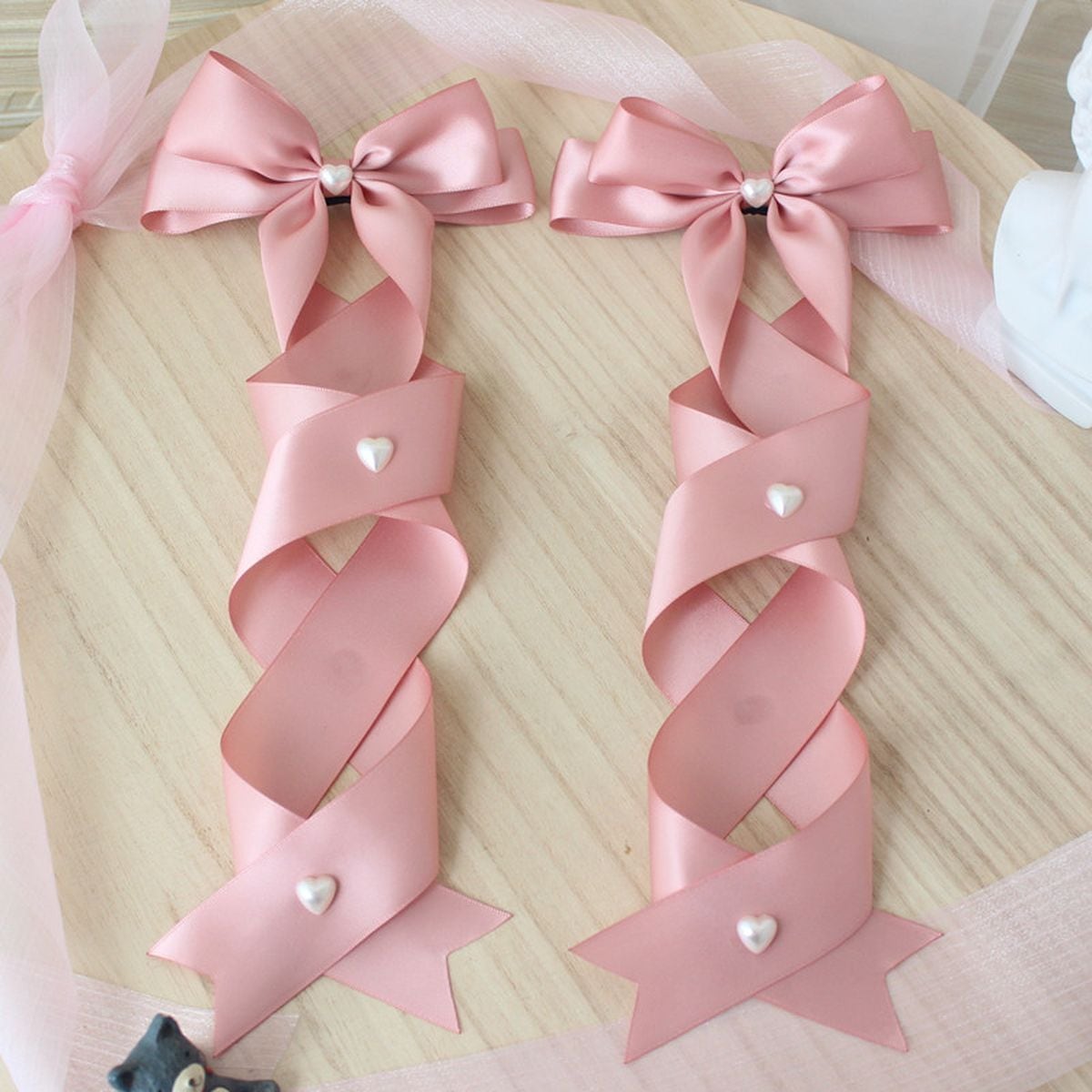 Kawaii Twin Tail Bow Hair Accessory