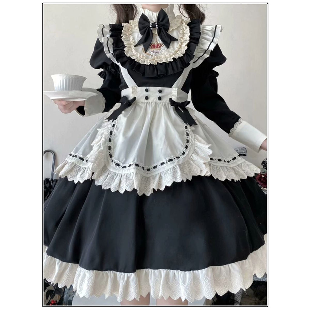 Frilled Victorian Cloud Maid Dress