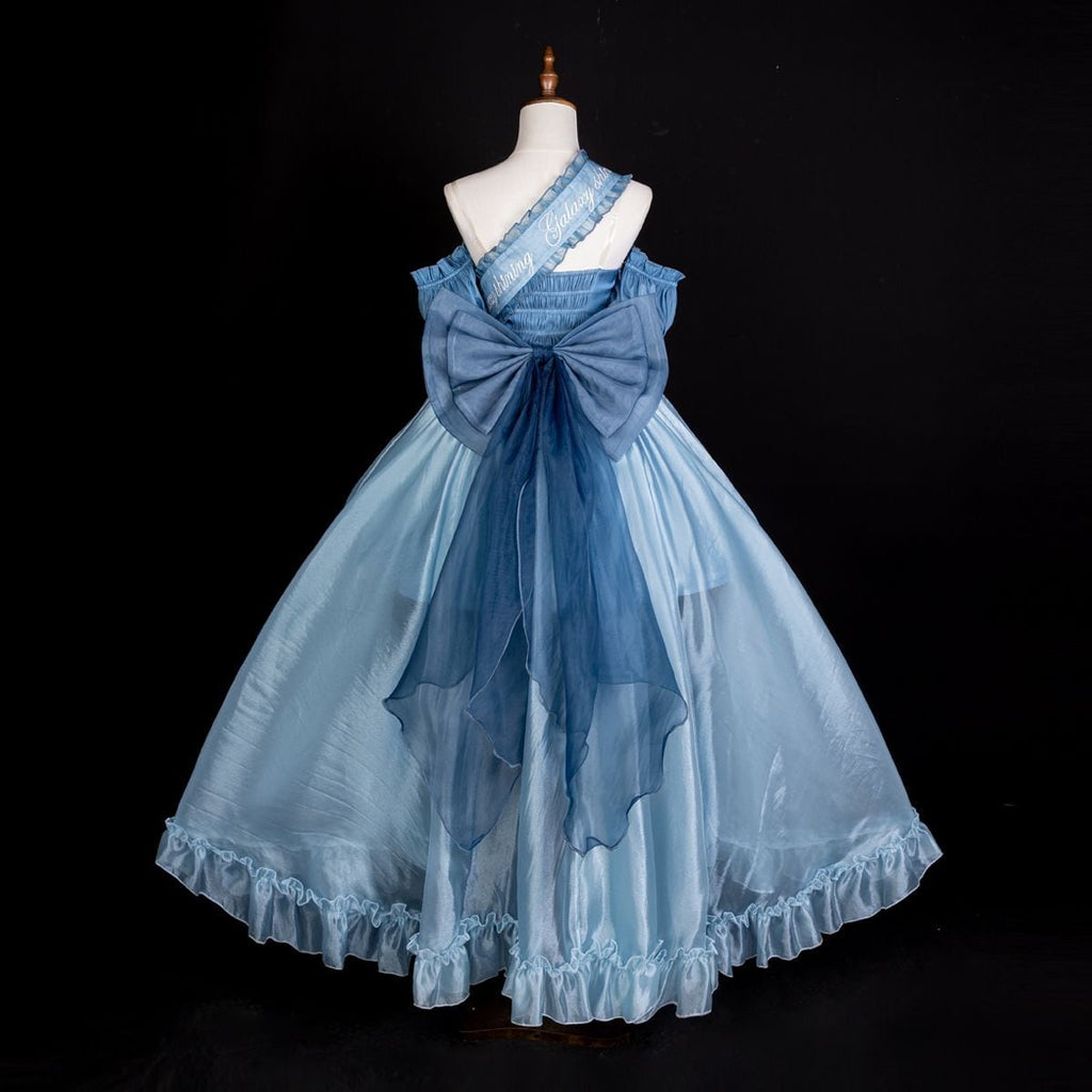 Graceful Pearl Frill Dress Outfit