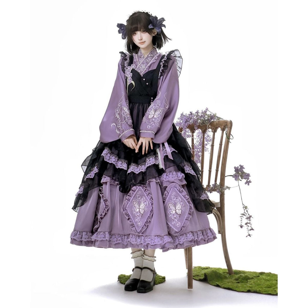 Lavender & Noir Frill Ensemble