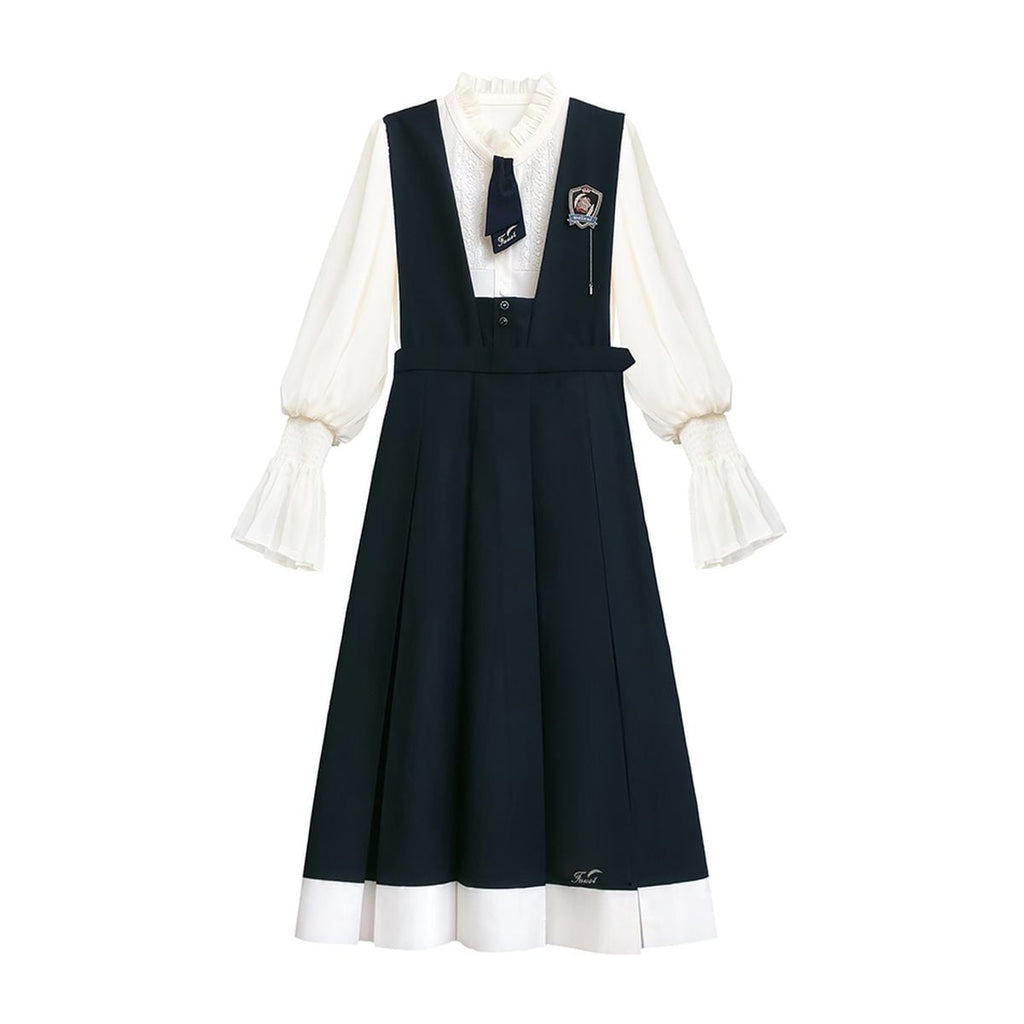 Chic Elegant Jumper Dress for School