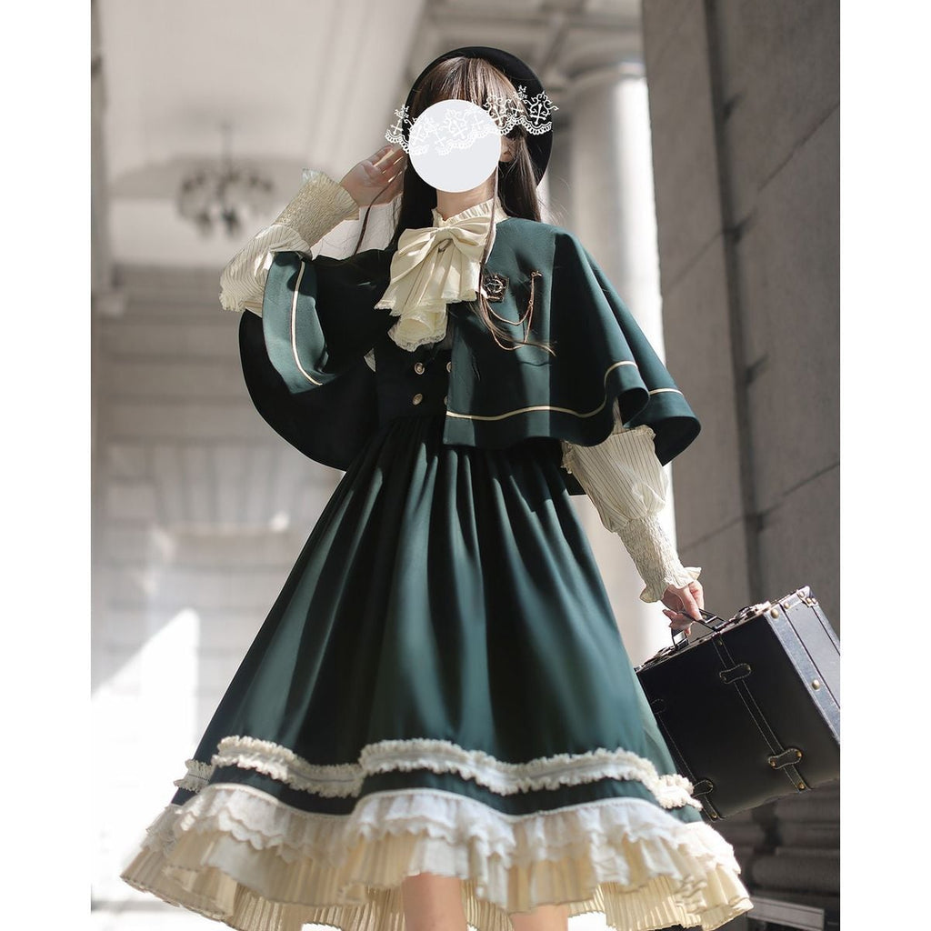 Elegant Magical Academy Cape Set