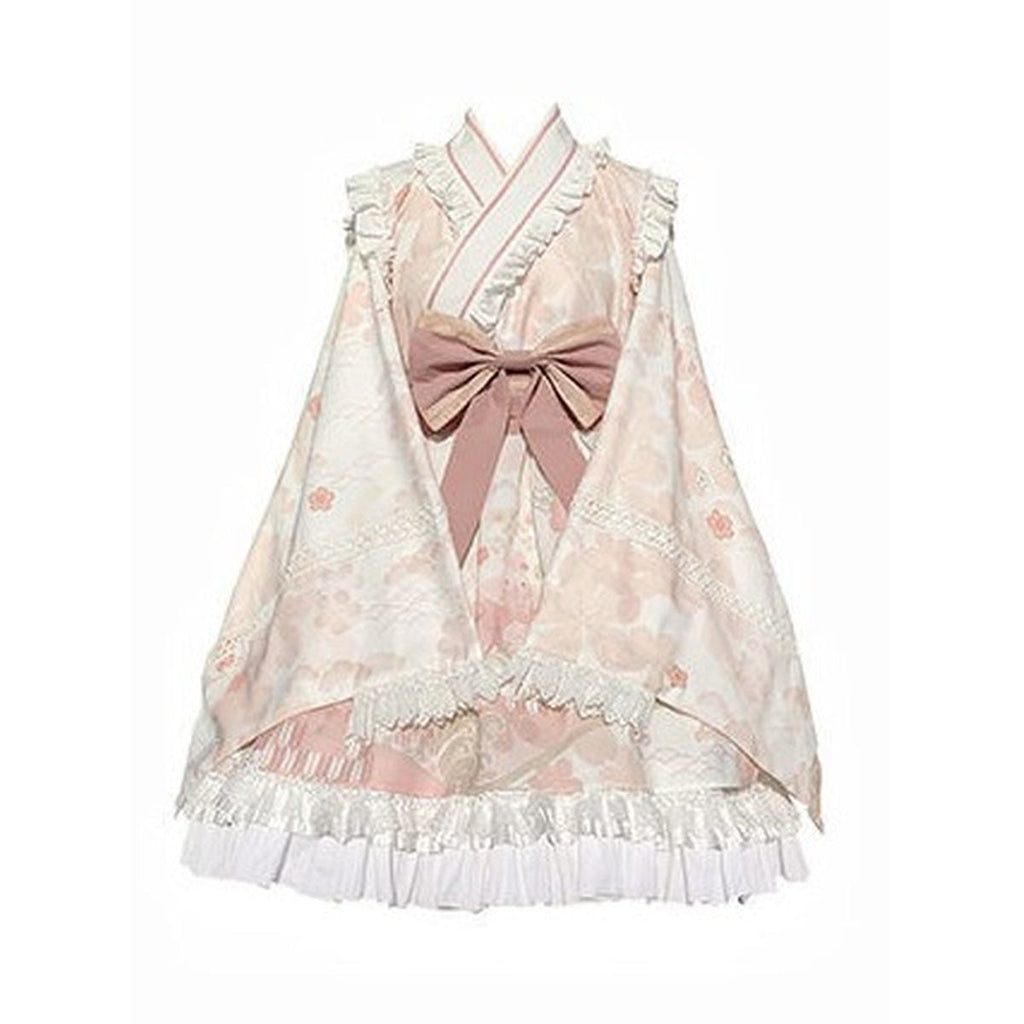 Sweet Lolita Mini Skirt Kimono Dress
