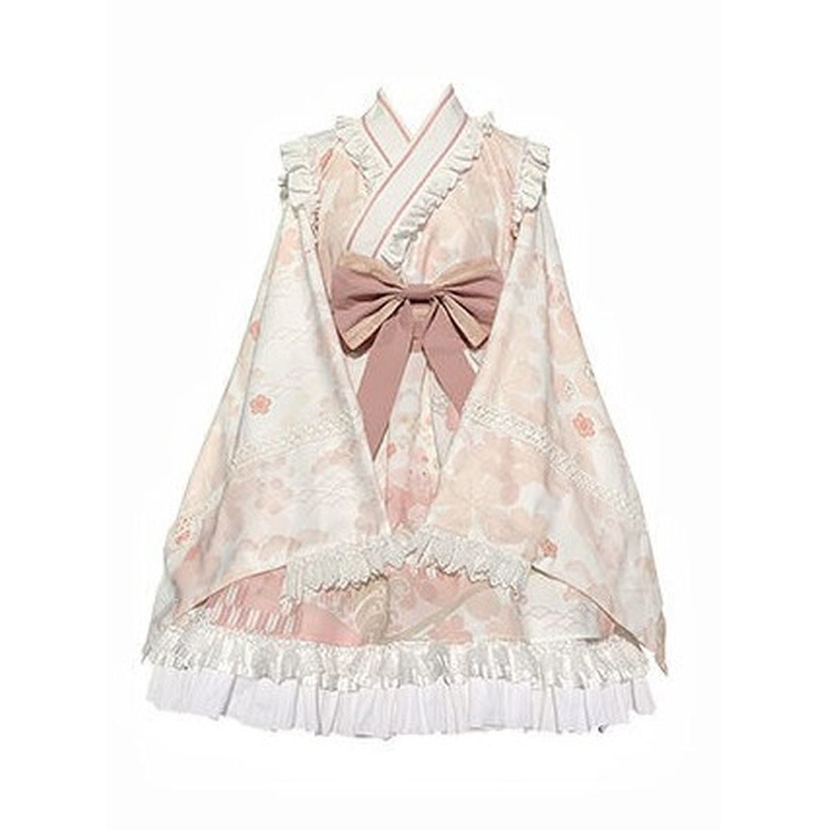 Sweet Lolita Mini Skirt Kimono Dress