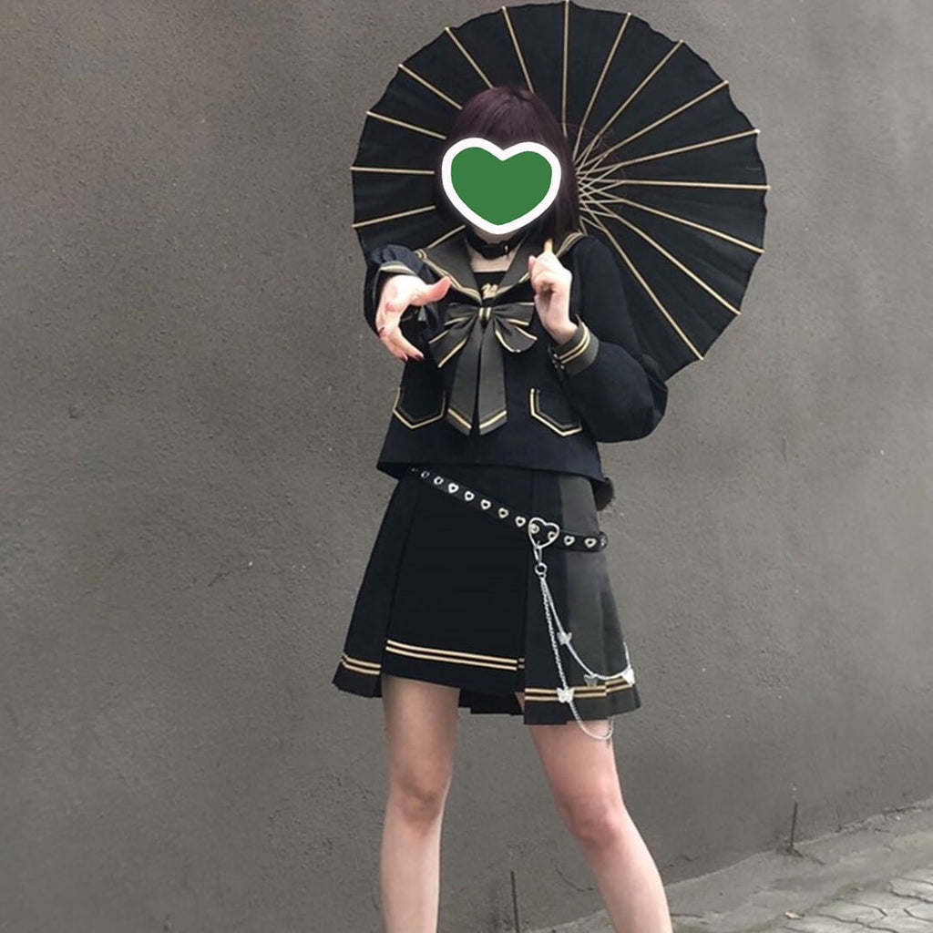 Double-Layered Sailor School Outfit