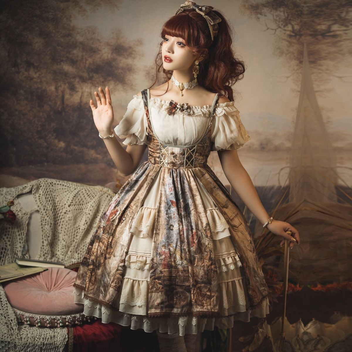 Renaissance Style Dress Set