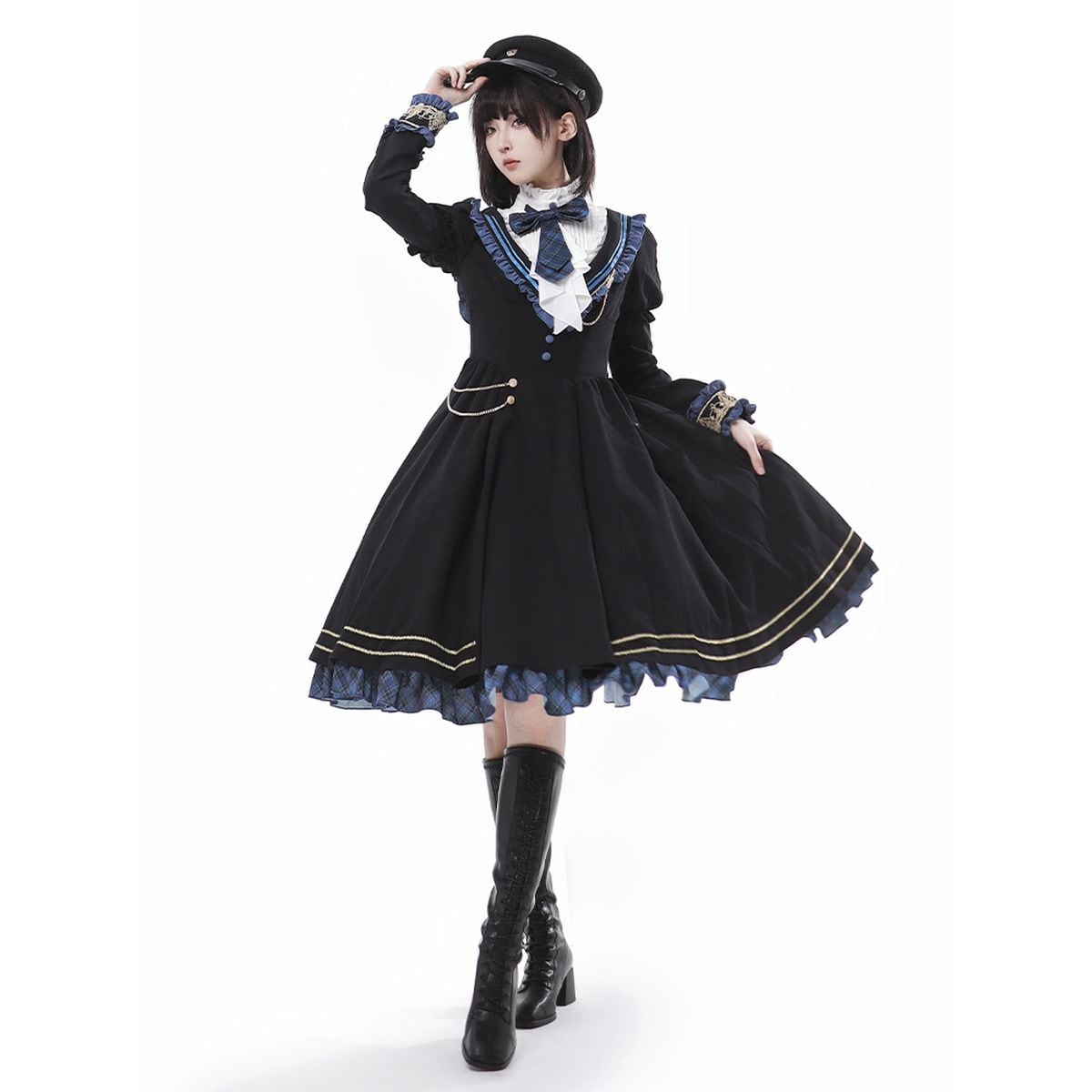 Classical Academy Cape Dress Set