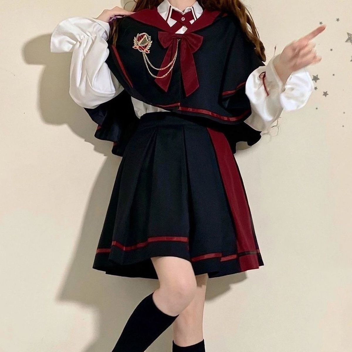 Wizard Academy Cape Outfit