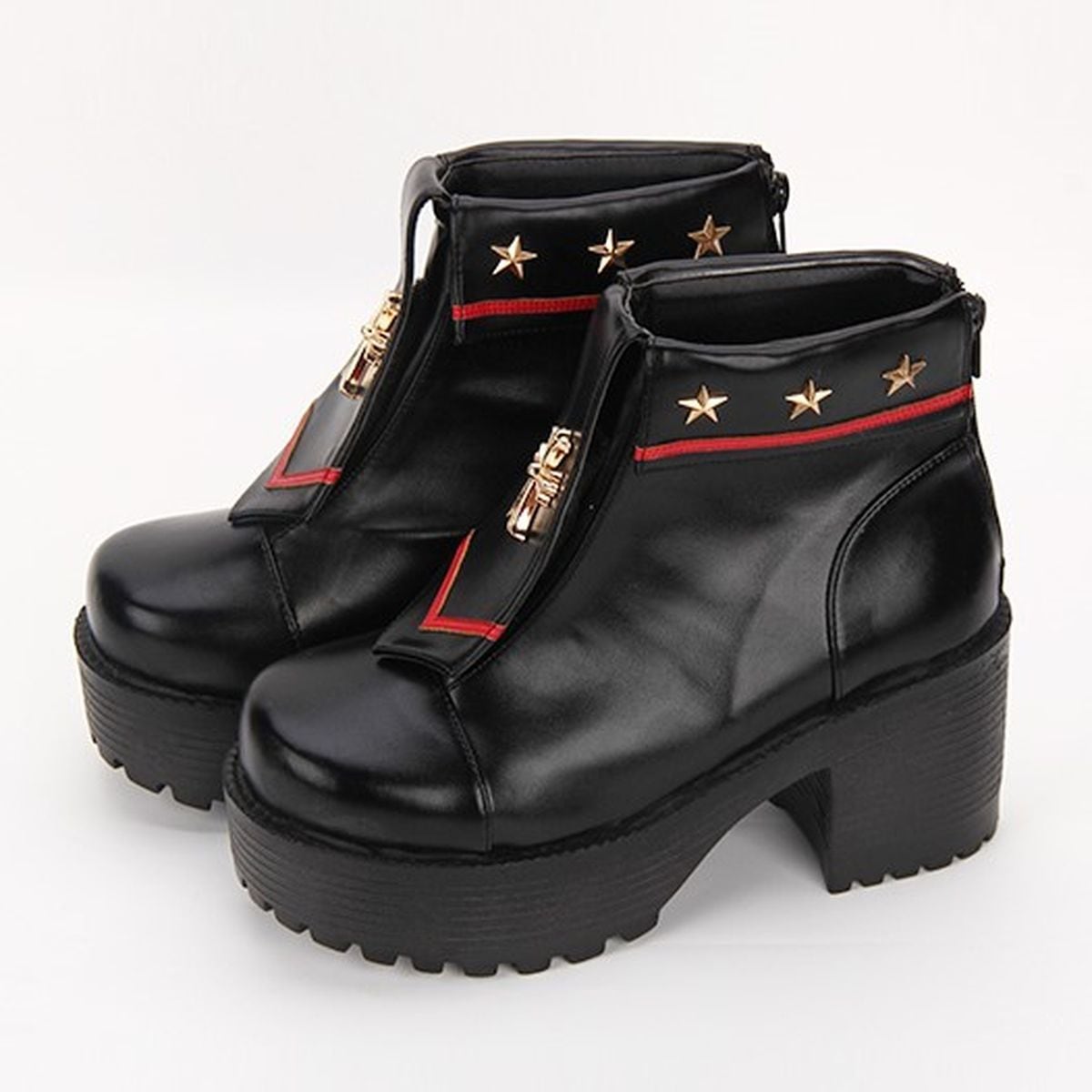 Military Style Lolita Ankle Boots