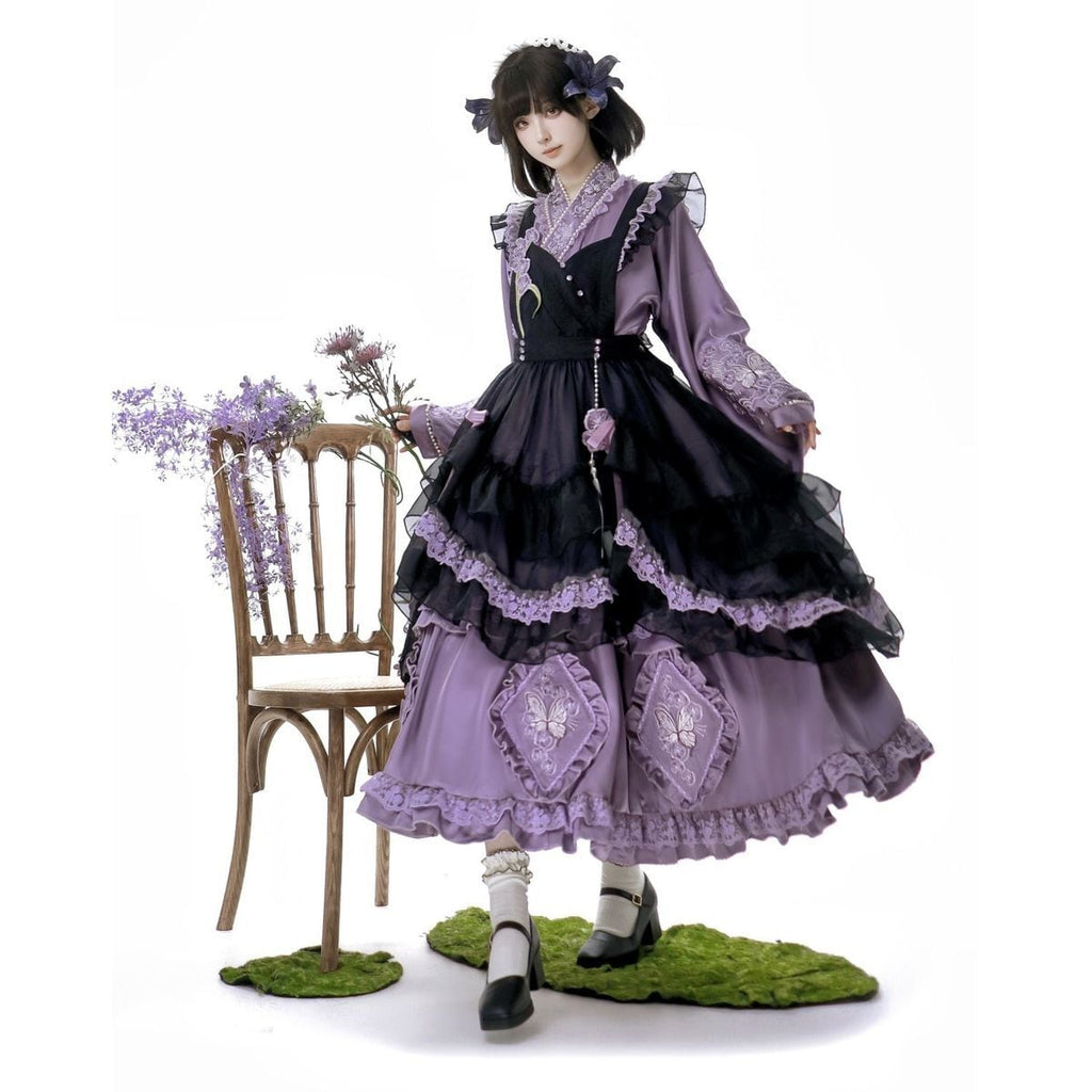 Lavender & Noir Frill Ensemble