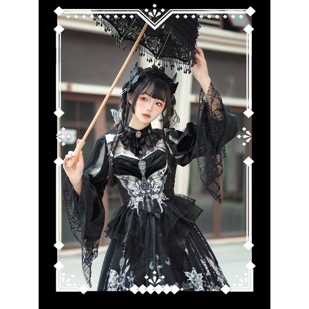 Mystical Butterfly Gothic Dress