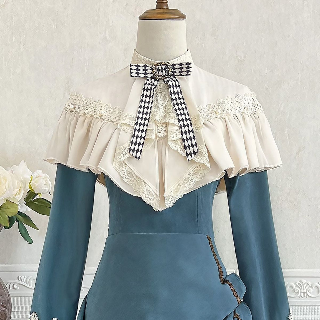 Elegant Sapphire Blue Dress