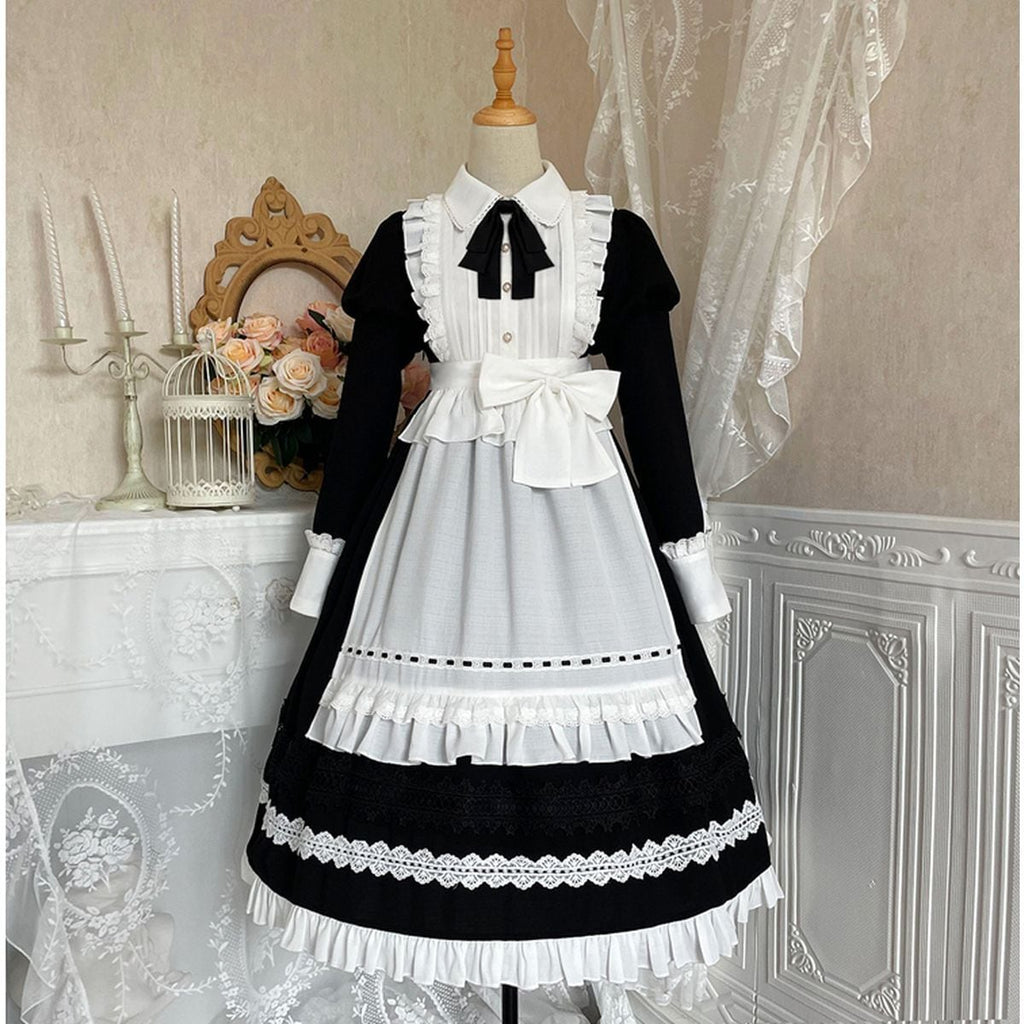 Victorian-Style Long Maid Outfit