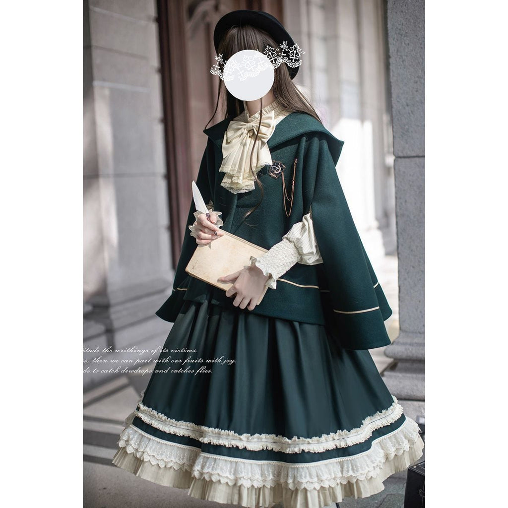 Elegant Magical Academy Cape Set
