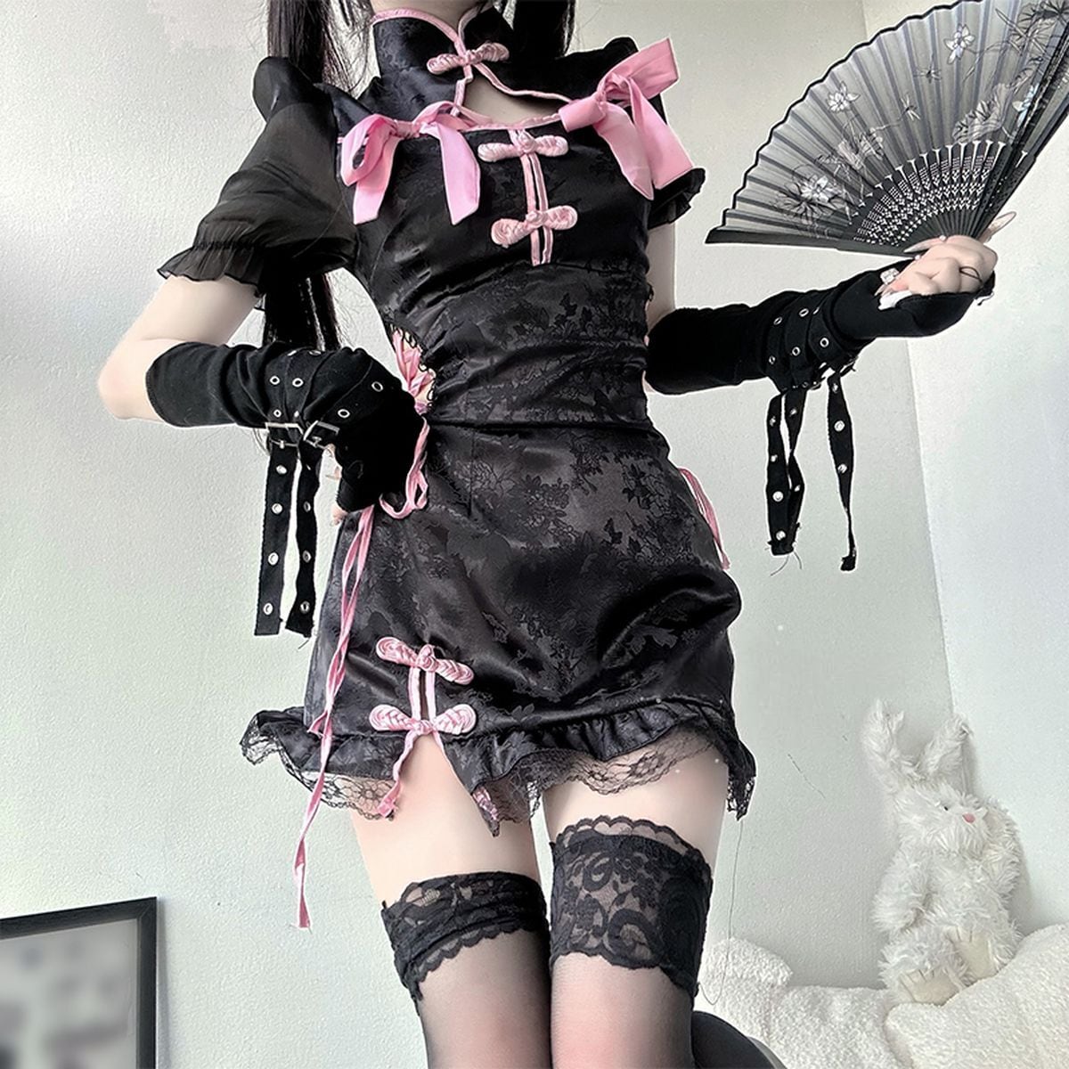 Cute Mini Chinese Style Dress