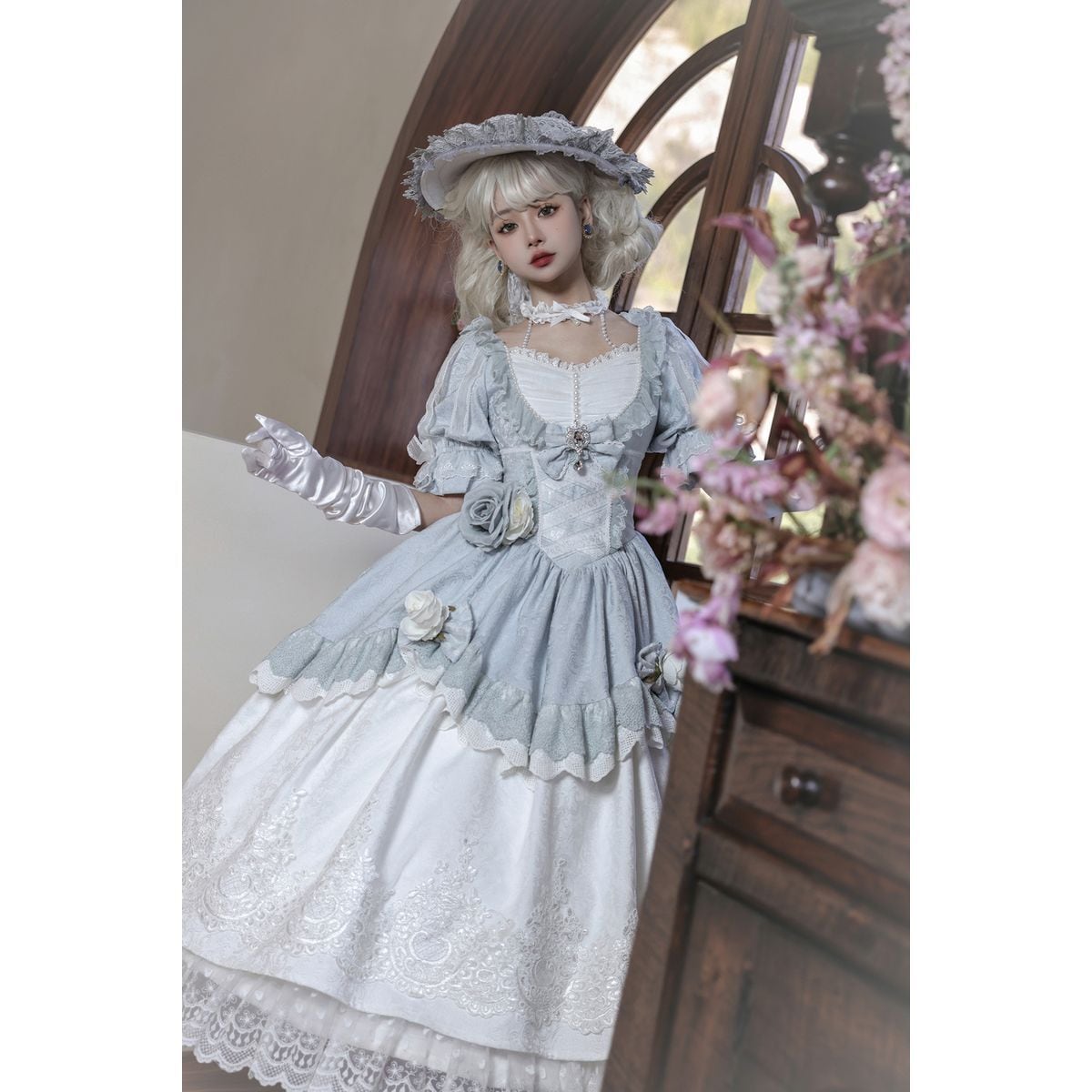 Graceful Short Sleeve Lolita Dress