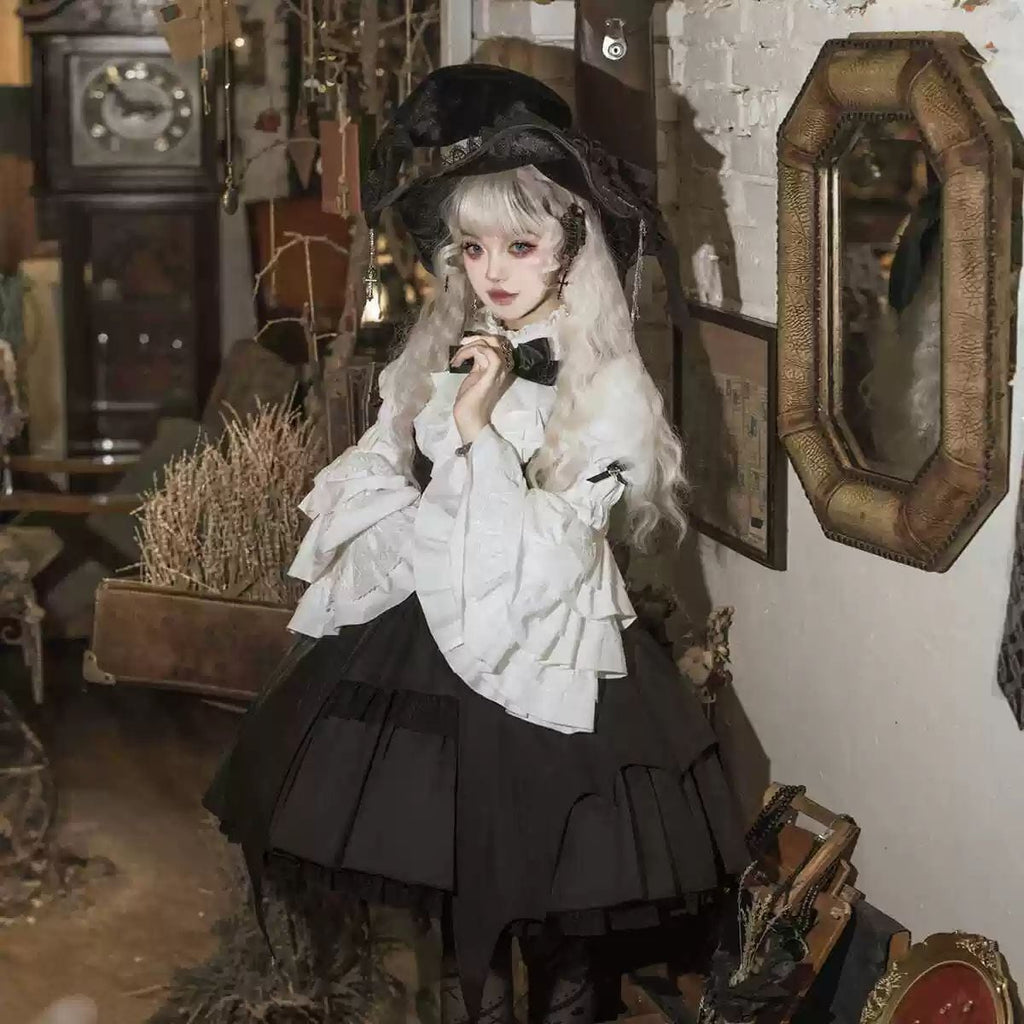 Gothic Frill Set with Princess Sleeves