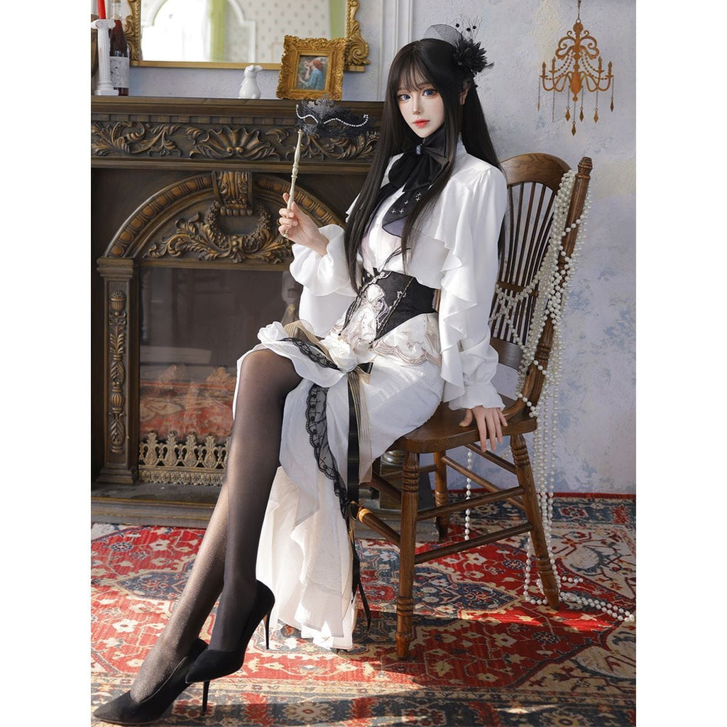 Romantic Floral Frill Set