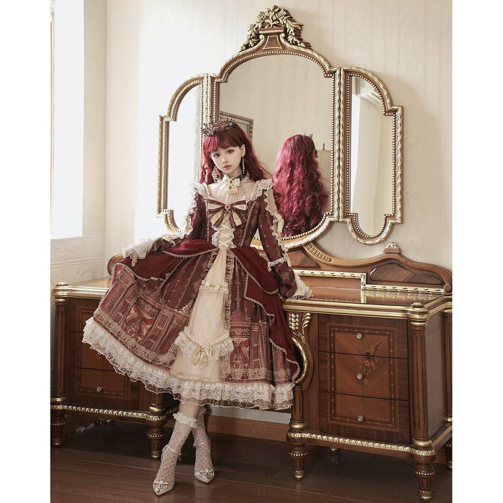 Elegant Baroque Inspired Dress