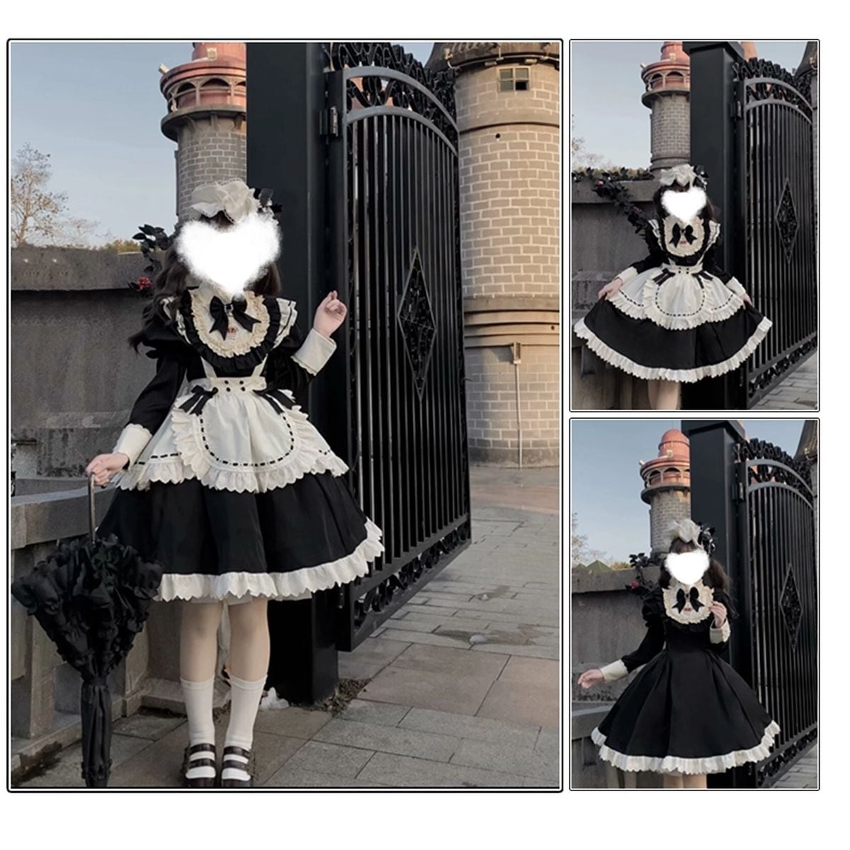 Frilled Victorian Cloud Maid Dress