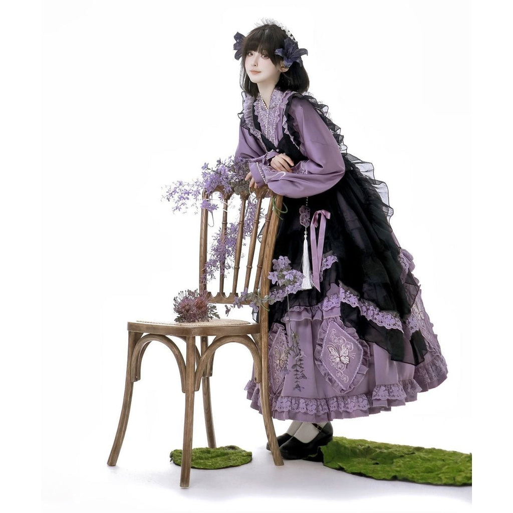 Lavender & Noir Frill Ensemble