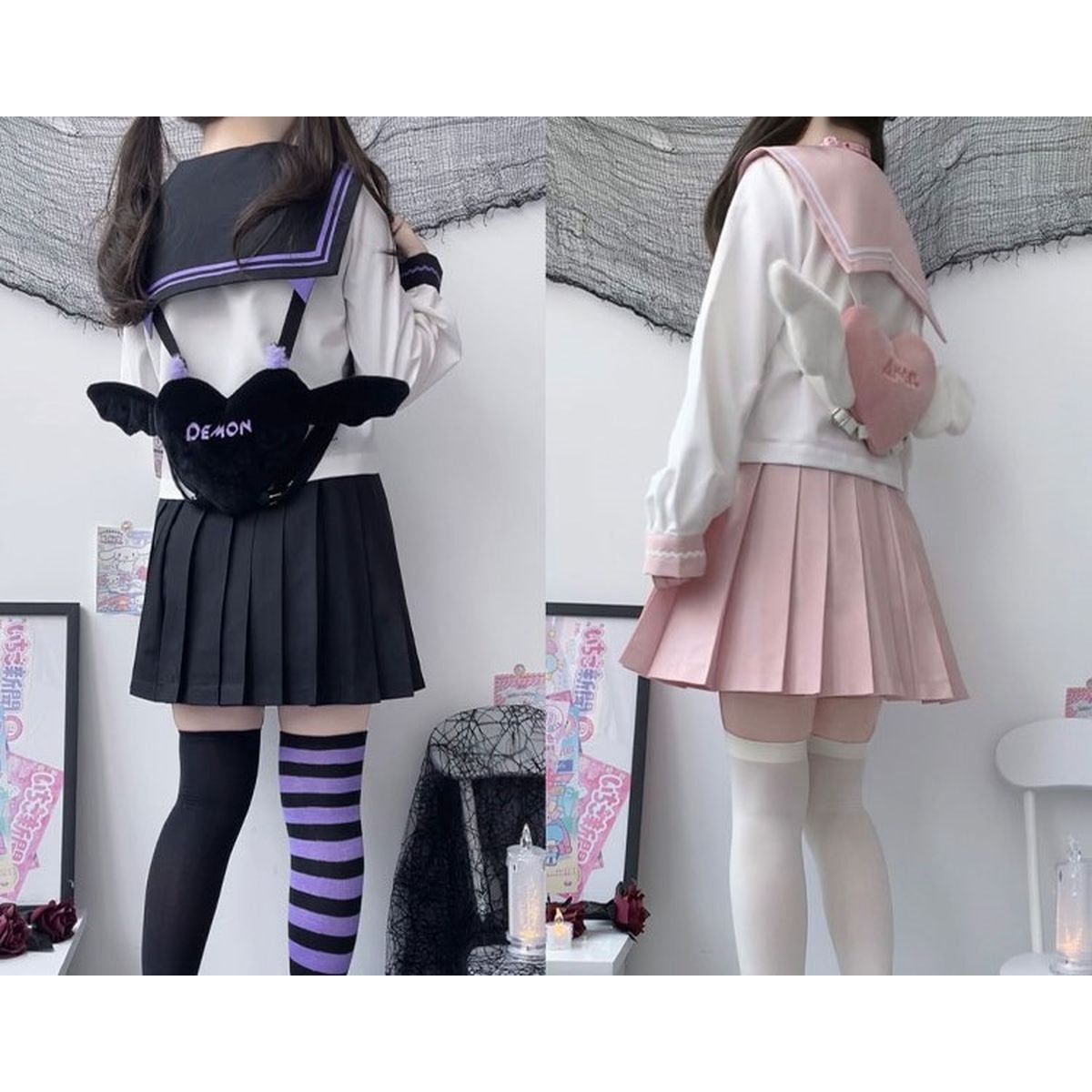 Angel and Devil Sailor Suit Set