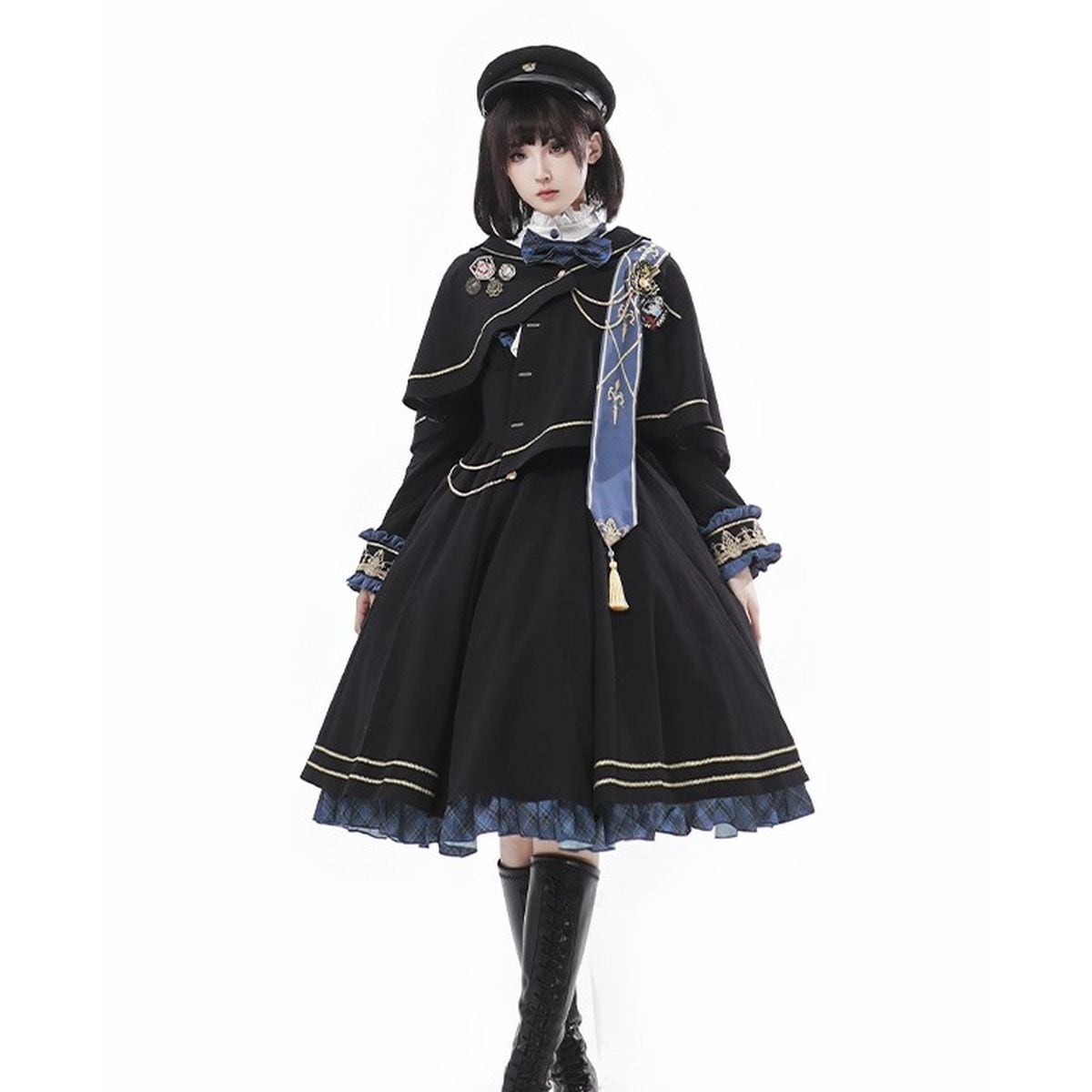 Classical Academy Cape Dress Set