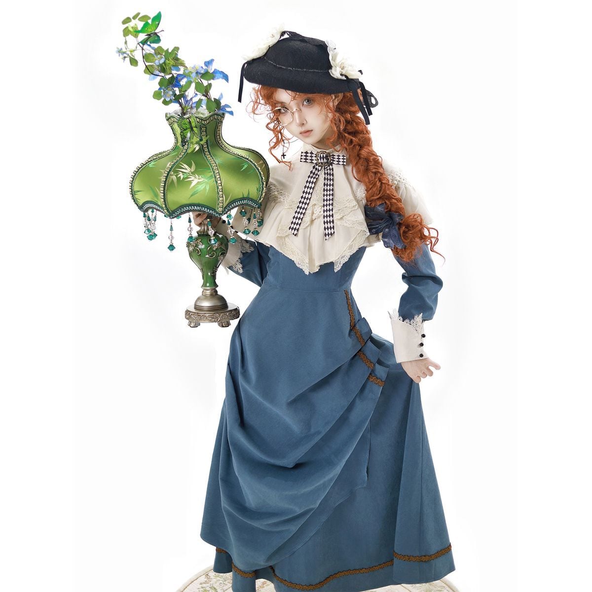 Elegant Sapphire Blue Dress