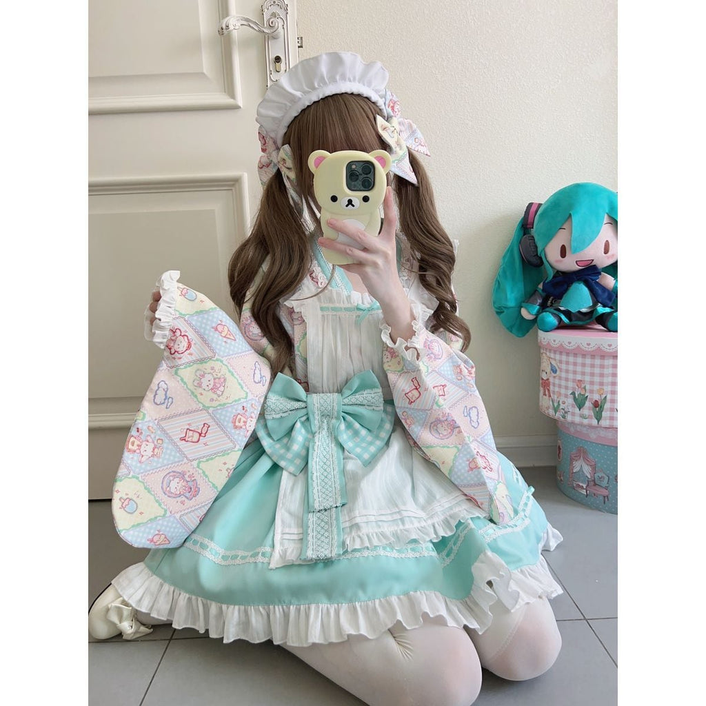 Japanese Style Frill Maid Outfit