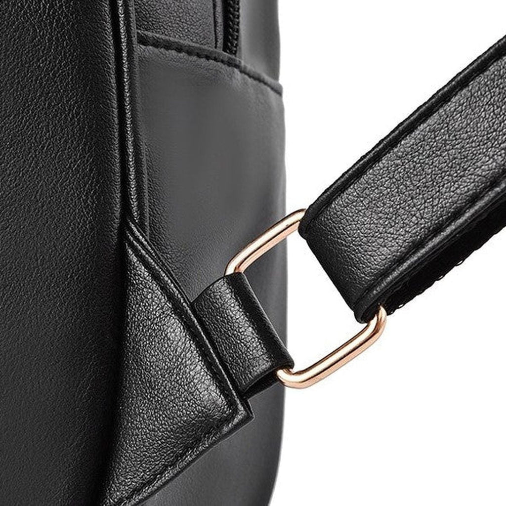 Ribbon Front Backpack with Pouch and Case