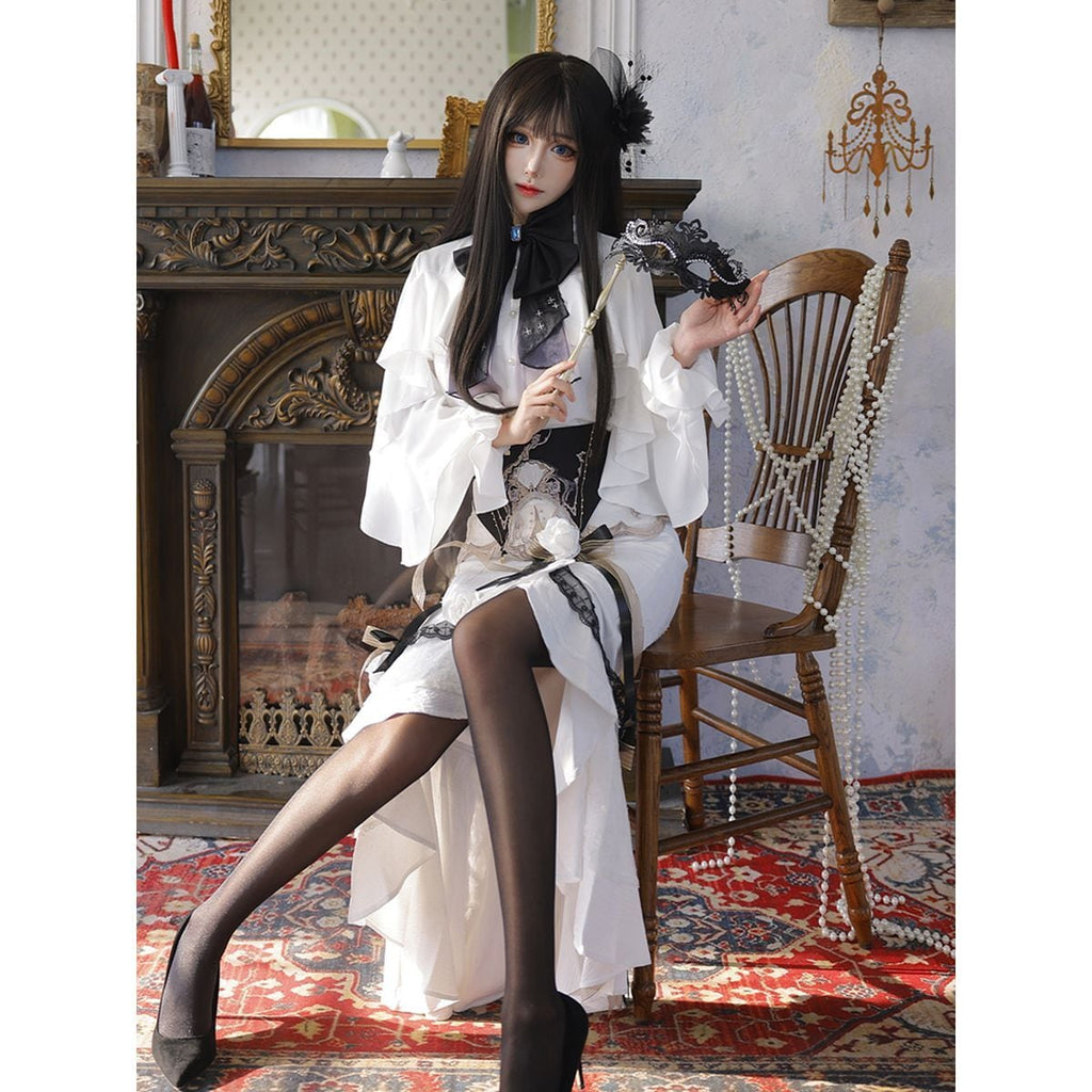 Romantic Floral Frill Set