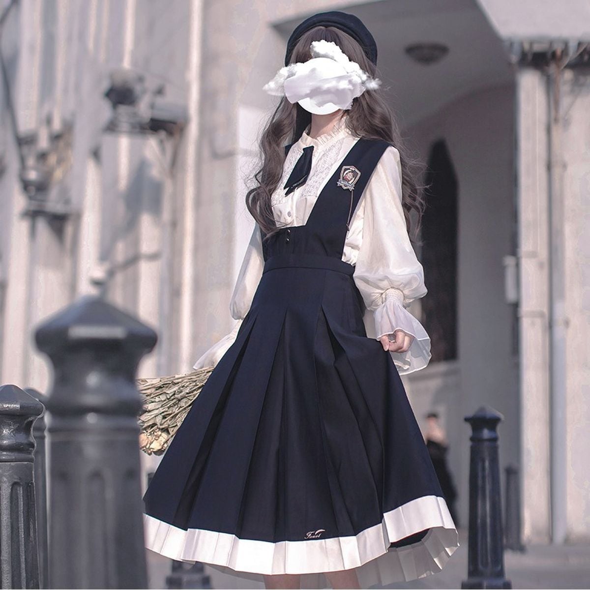 Chic Elegant Jumper Dress for School