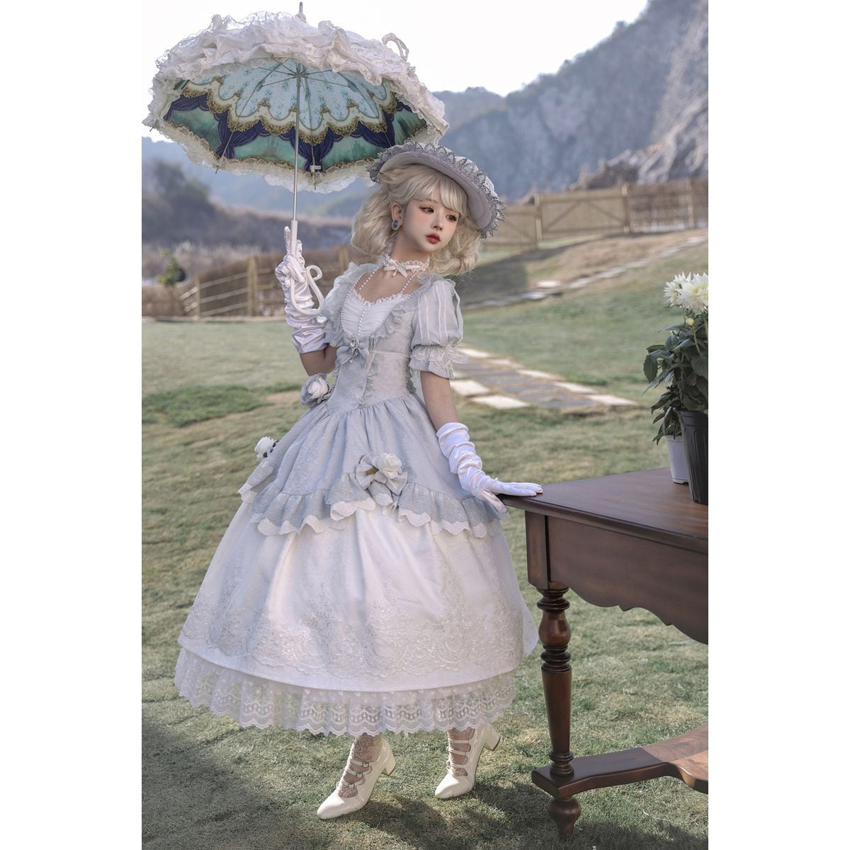 Graceful Short Sleeve Lolita Dress