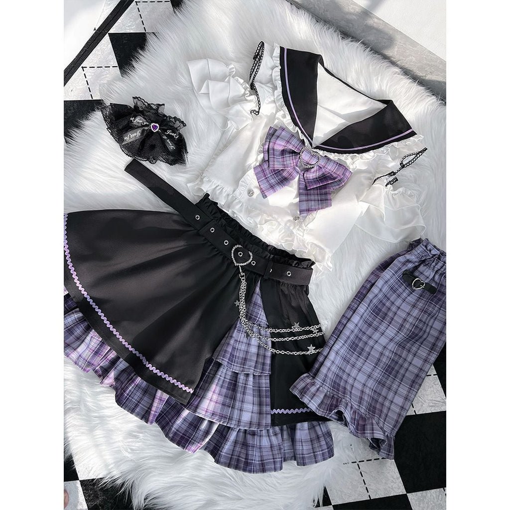 Asymmetrical Idol Stage Outfit