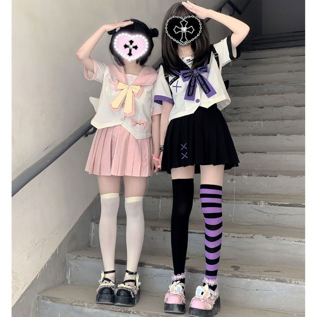 Angel and Devil Sailor Suit Set