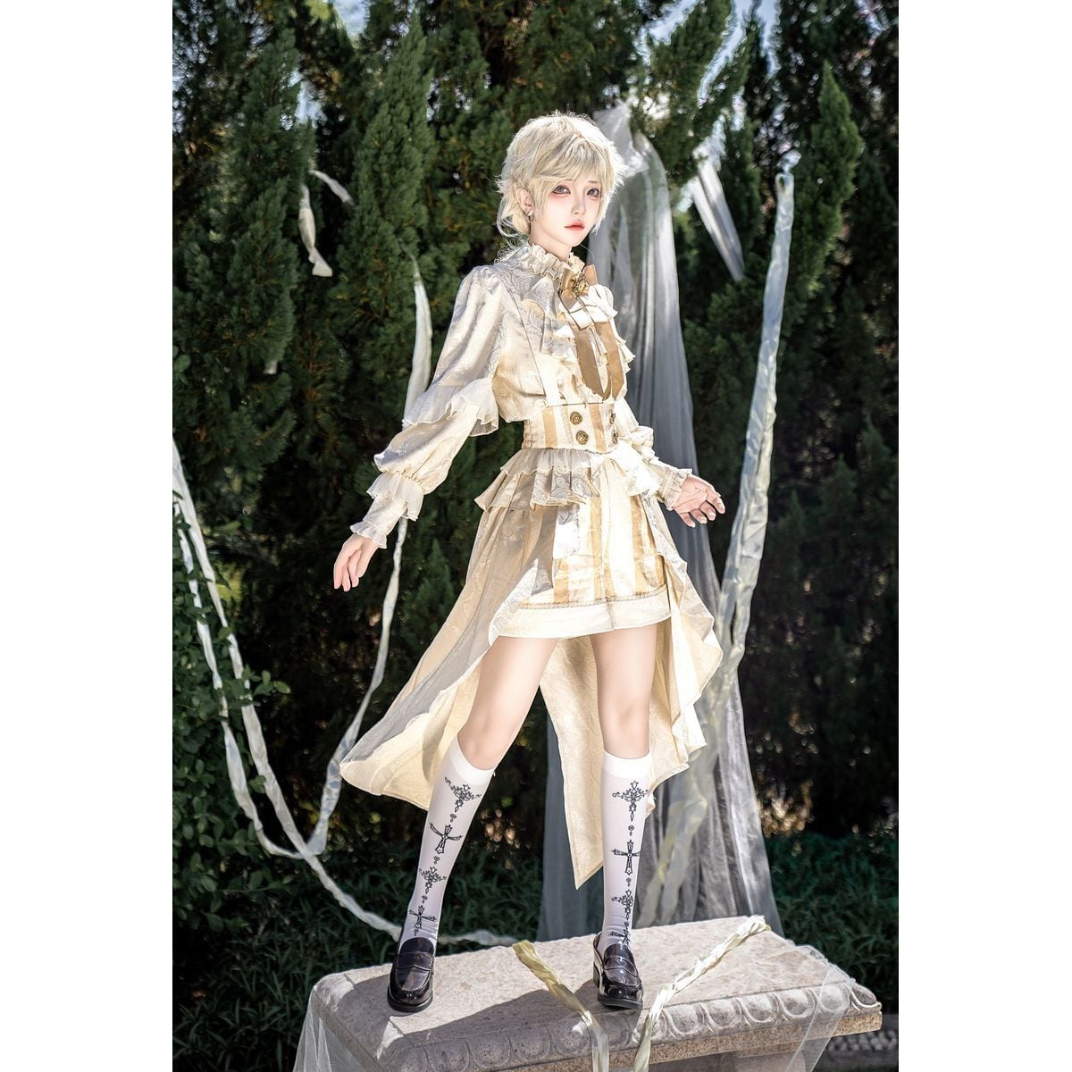 Prince Overalls Shorts Set