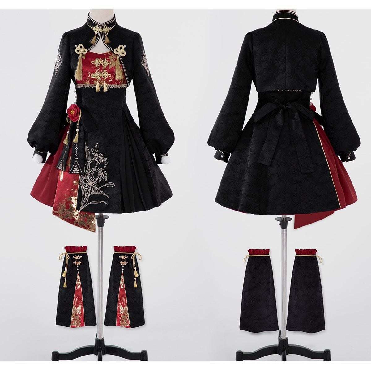Stylish Asymmetrical Chinese Lolita Attire
