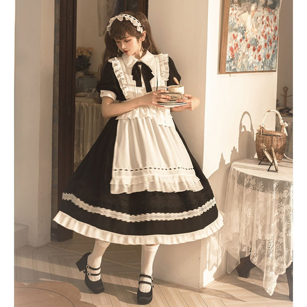 Victorian-Style Long Maid Outfit