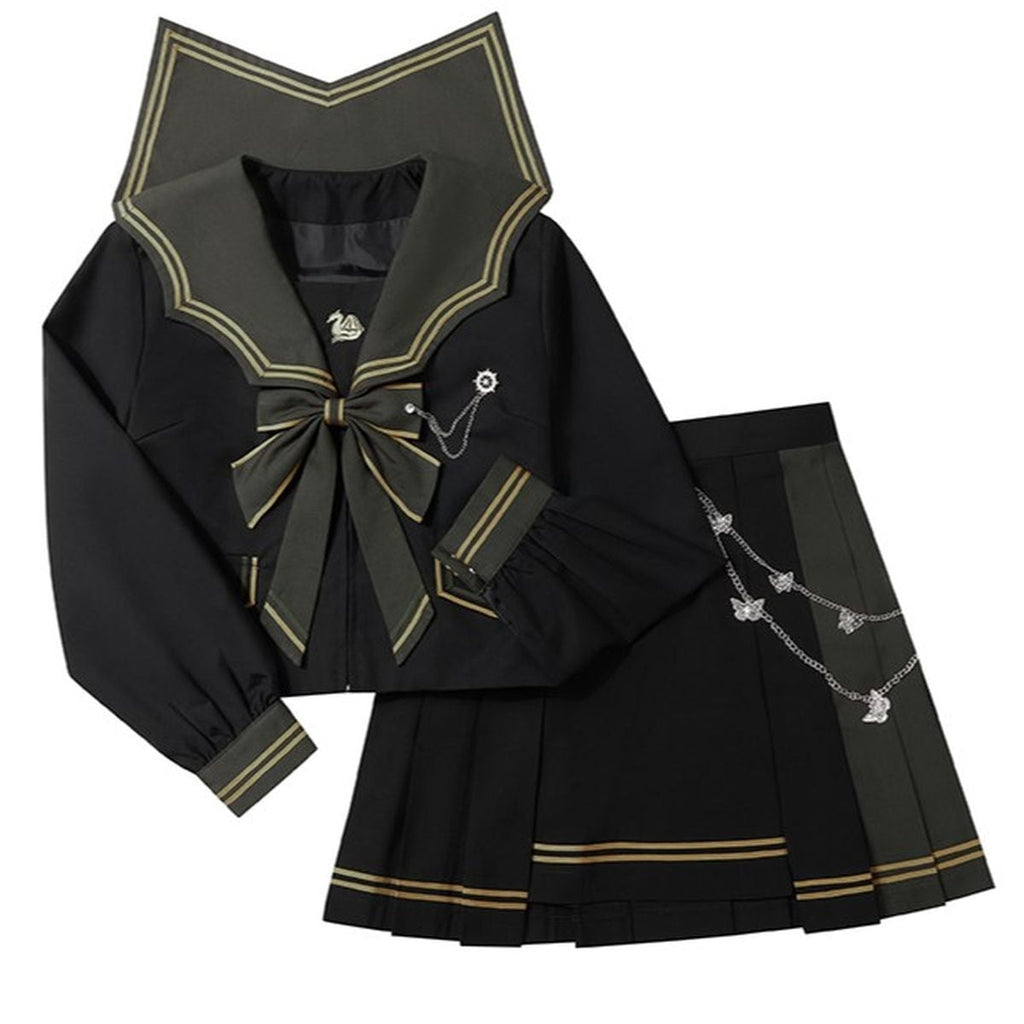 Double-Layered Sailor School Outfit